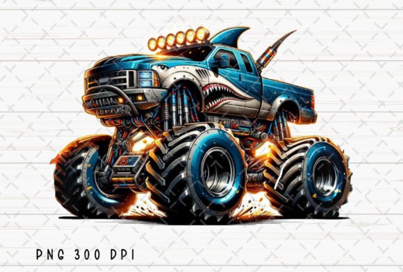 Download Shark Monster Truck Kids Extreme Vehicle - Kids Collection
