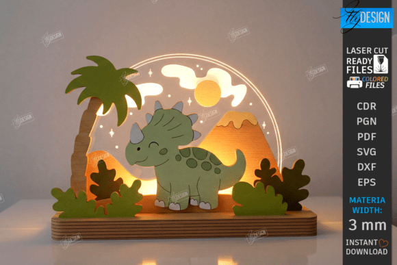 Download Kids Night Light Stand Laser Cut | CNC - Kids Collection